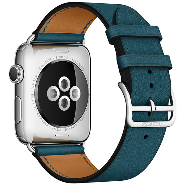 بند اپل واچ 3 هرمس مردانه 42 میلیمتری مدل Colvert Swift Leather Single Tour 2 بند اپل واچ 3 هرمس مردانه 42 میلیمتری مدل Colvert Swift Leather Single Tour - تصویر 2