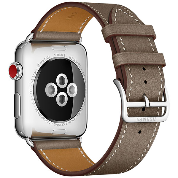 بند اپل واچ 3 هرمس زنانه 38 میلیمتری مدل Etoupe Swift Leather Single Tour 2 بند اپل واچ 3 هرمس زنانه 38 میلیمتری مدل Etoupe Swift Leather Single Tour - تصویر 2