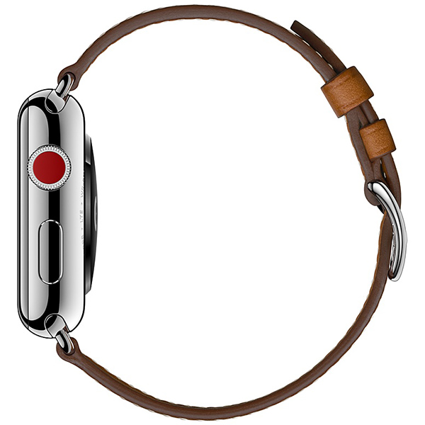 بند اپل واچ 3 هرمس زنانه 38 میلیمتری مدل Fauve Barenia Leather Single Tour 3 بند اپل واچ 3 هرمس زنانه 38 میلیمتری مدل Fauve Barenia Leather Single Tour - تصویر 3