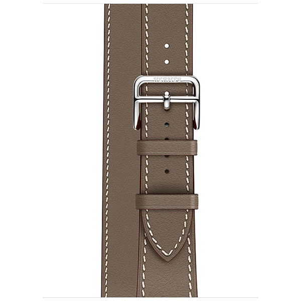 بند اپل واچ 3 هرمس زنانه 38 میلیمتری مدل Etoupe Swift Leather Double Tour 1 بند اپل واچ 3 هرمس زنانه 38 میلیمتری مدل Etoupe Swift Leather Double Tour