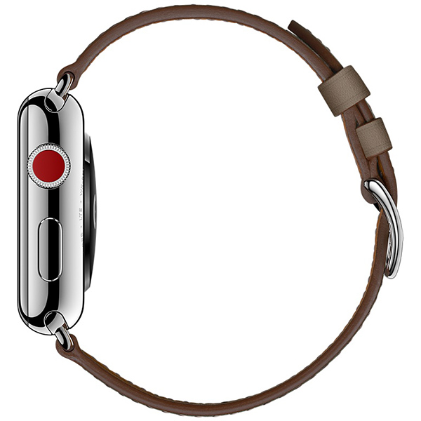 بند اپل واچ 3 هرمس زنانه 38 میلیمتری مدل Etoupe Swift Leather Single Tour 3 بند اپل واچ 3 هرمس زنانه 38 میلیمتری مدل Etoupe Swift Leather Single Tour - تصویر 3