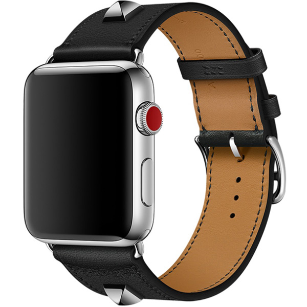 بند اپل واچ 3 هرمس مردانه 42 میلیمتری مدل Noir Swift Leather Single Tour Médor 5 بند اپل واچ 3 هرمس مردانه 42 میلیمتری مدل Noir Swift Leather Single Tour Médor - تصویر 5