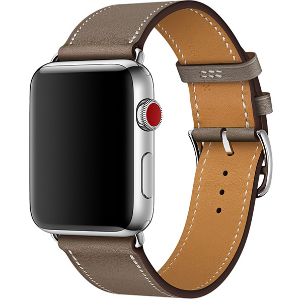 بند اپل واچ 3 هرمس زنانه 38 میلیمتری مدل Etoupe Swift Leather Single Tour 4 بند اپل واچ 3 هرمس زنانه 38 میلیمتری مدل Etoupe Swift Leather Single Tour - تصویر 4