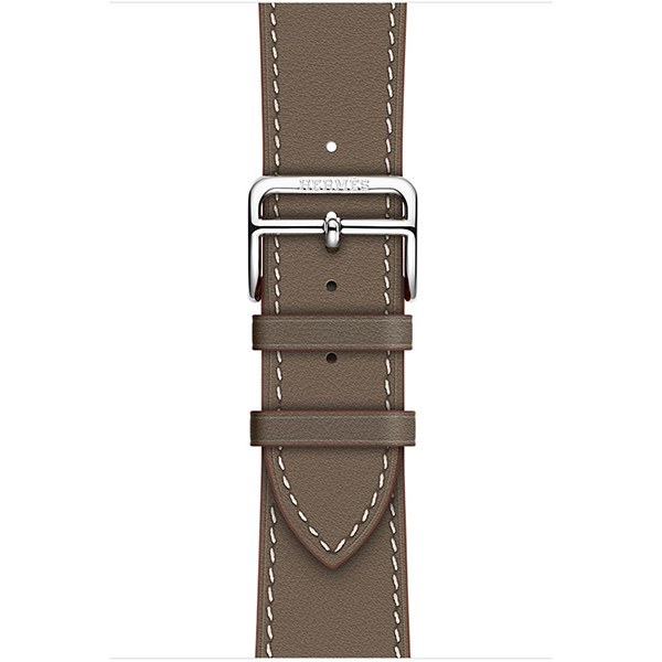 بند اپل واچ 3 هرمس زنانه 38 میلیمتری مدل Etoupe Swift Leather Single Tour 1 بند اپل واچ 3 هرمس زنانه 38 میلیمتری مدل Etoupe Swift Leather Single Tour