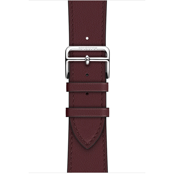 بند اپل واچ 3 هرمس زنانه 38 میلیمتری مدل Bordeaux Swift Leather Single Tour 1 بند اپل واچ 3 هرمس زنانه 38 میلیمتری مدل Bordeaux Swift Leather Single Tour