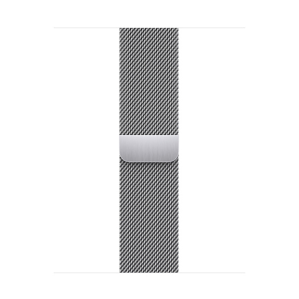 Apple Watch Series 7 Cellular Silver Stainless Steel Case with Silver Milanese Loop 41mm 2