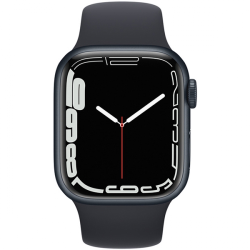 Apple Watch Series 7 Midnight Aluminum Case with Midnight Sport Band 41mm 3