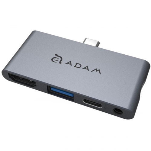 Adam Elements CASA Hub i4 USB 3.1 USB C 4 in 1 iPad Pro Grey 8