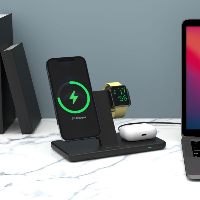 Adam Elements OMNIA M3 Magnetic 3 in 1 Wireless Charging Station 12