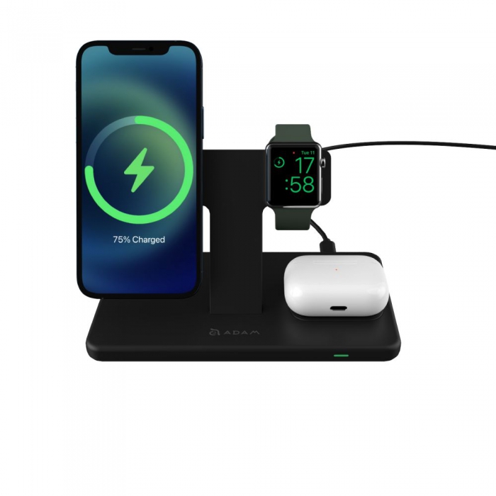 Adam Elements OMNIA M3 Magnetic 3 in 1 Wireless Charging Station 8