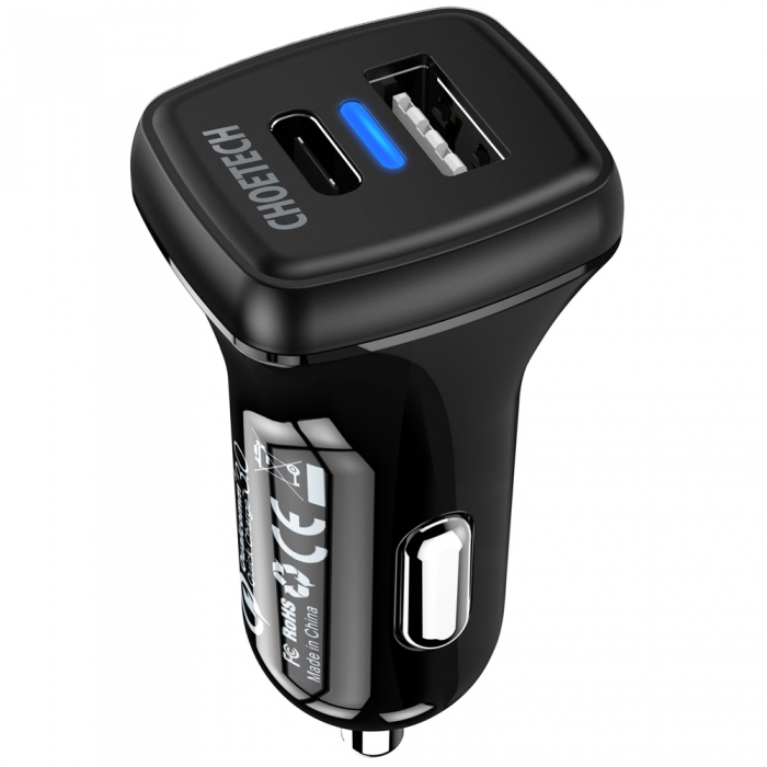 CHOETECH Car Charger Fast Charge PD18W TC0005 13