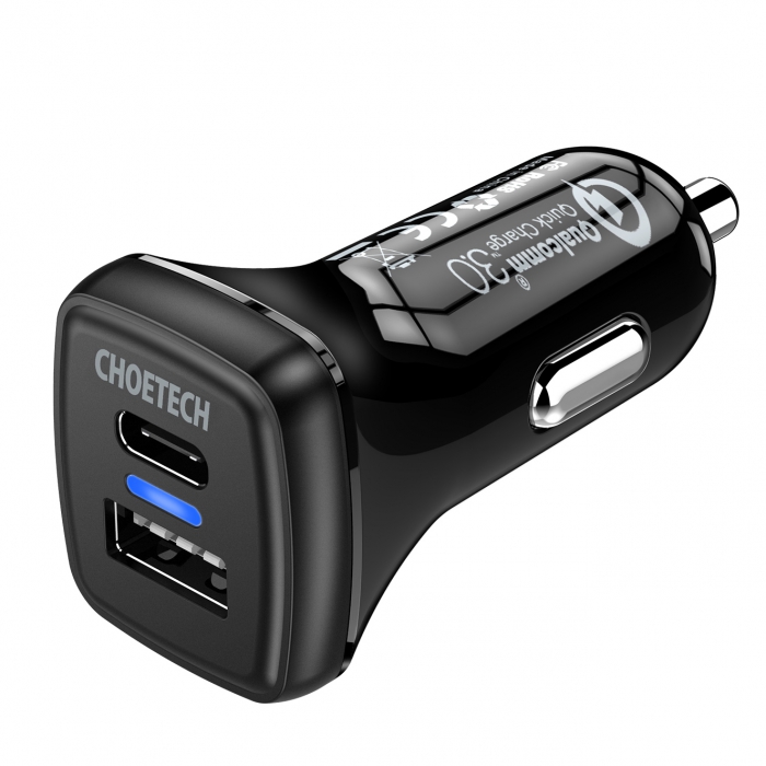 CHOETECH Car Charger Fast Charge PD18W TC0005 15