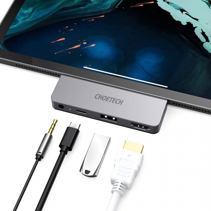 هاب حرفه ای CHOETECH چویتِک 4 پورت USB-C مدل HUB-M13 - تصویر 5