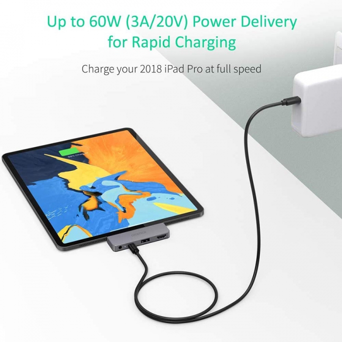 هاب حرفه ای CHOETECH چویتِک 4 پورت USB-C مدل HUB-M13 - تصویر 4