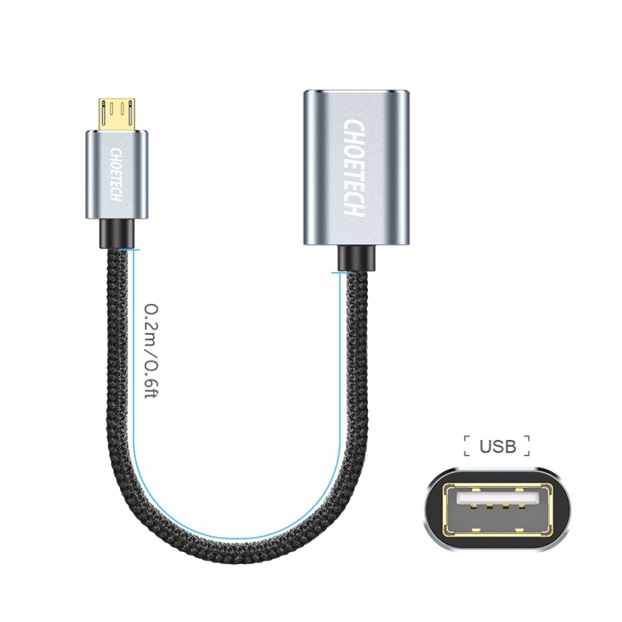 CHOETECH OTG Micro USB To USB 2.0 Cable AB0013 1