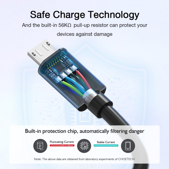 CHOETECH USB A to Micro USB Cable AB003 6