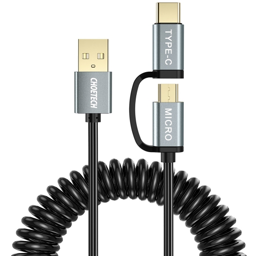 CHOETECH XAC 0012 2 in 1 USB Type CMicro USB Cable 8