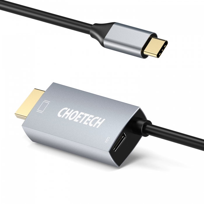 CHOETECH XCH M180 USB C to HDMI PD Cable 12 1