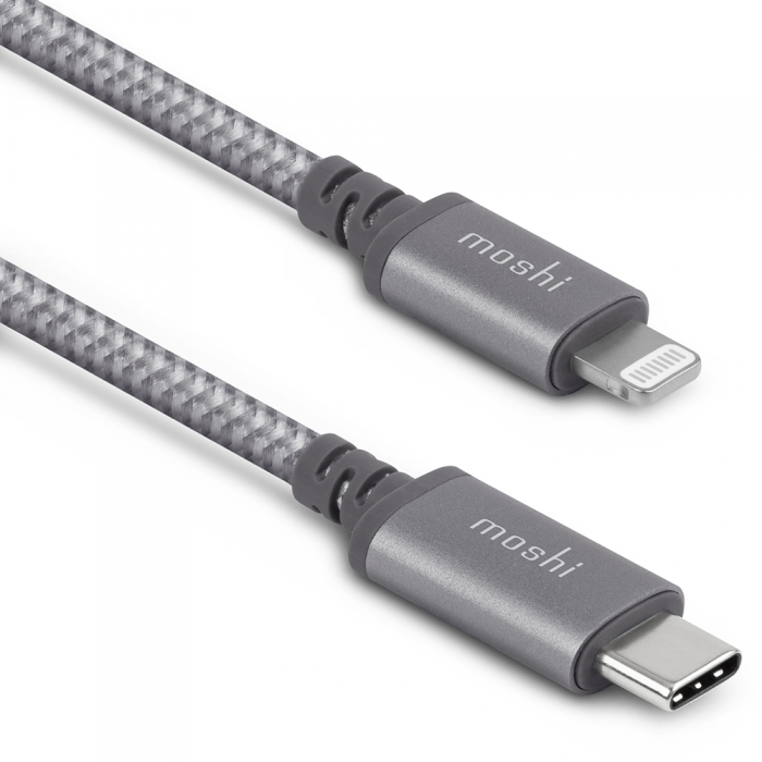 Moshi Integra USB C to Lightning Cable 0.25m Gray 2