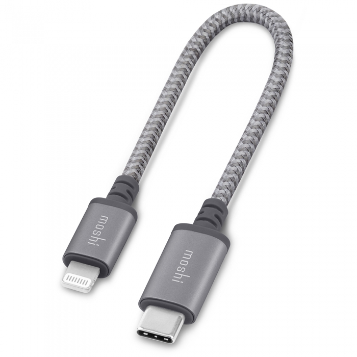 Moshi Integra USB C to Lightning Cable 0.25m Gray 3