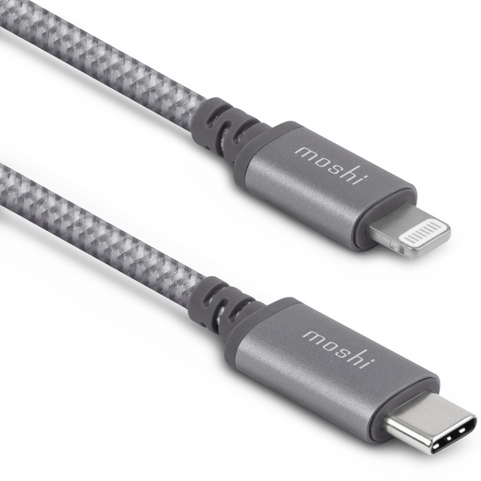 Moshi Integra USB C to Lightning Cable 1.2m Gray 9