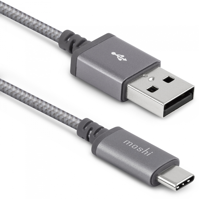 Moshi Integra USB C to USB A Cable 0.25cm Gray 3