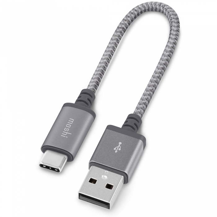 Moshi Integra USB C to USB A Cable 0.25cm Gray 4