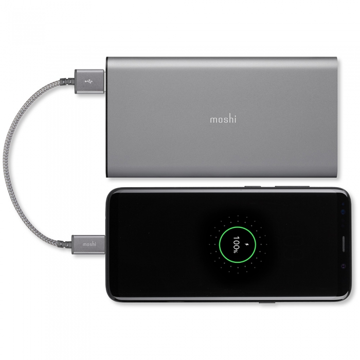 Moshi Integra USB C to USB A Cable 0.25cm Gray 9