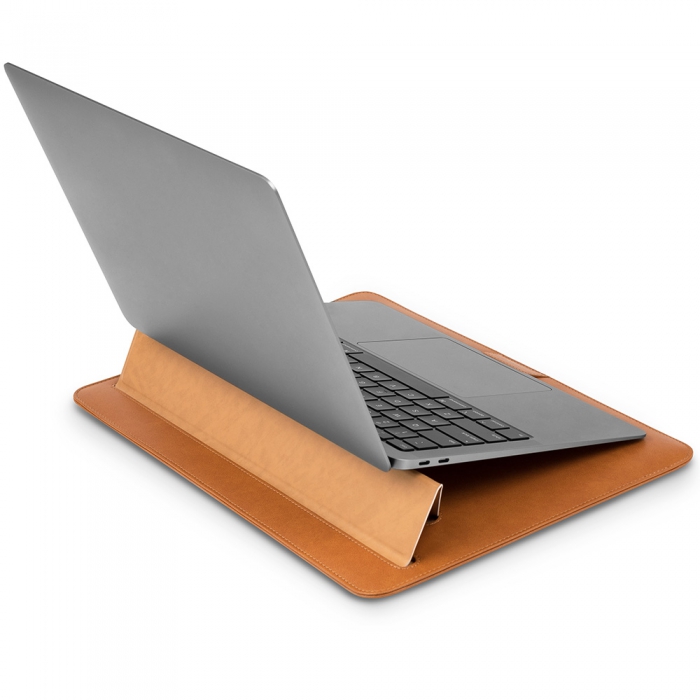 کیف موشی MOSHI مدل Muse 13 3-in-1 Slim Laptop Sleeve قهوه ای کاراملی - تصویر 18