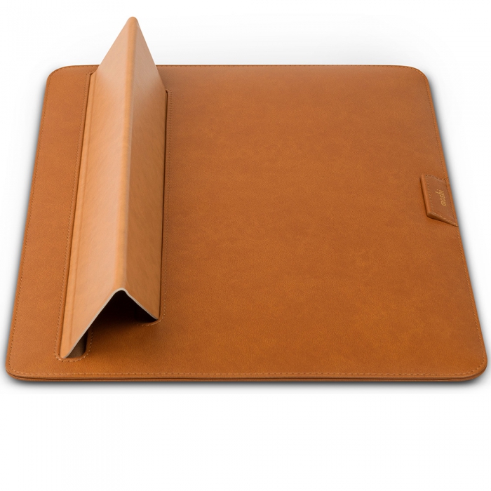 کیف موشی MOSHI مدل Muse 13 3-in-1 Slim Laptop Sleeve قهوه ای کاراملی - تصویر 17