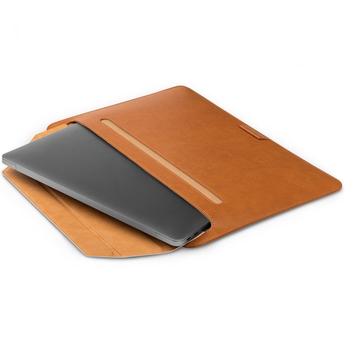 کیف موشی MOSHI مدل Muse 13 3-in-1 Slim Laptop Sleeve قهوه ای کاراملی - تصویر 16
