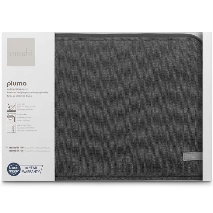 Moshi Pluma Laptop Sleeve 15 inch and 16inch Herringbone 8