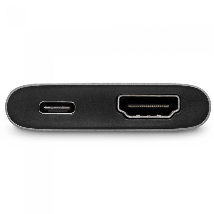 Moshi USB C to HDMI with Charging Adapter Titanium Gray 4