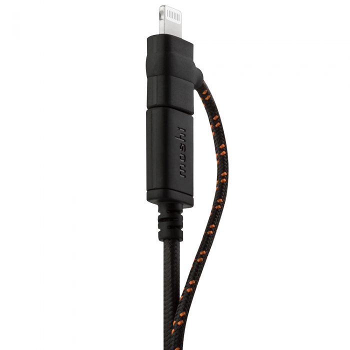Moshi Universal Charging Lightning Cable Micro USB USB C 3 in 1 11