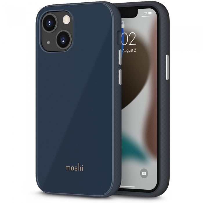 Moshi iGlaze Case For iPhone 13 mini Blue 1