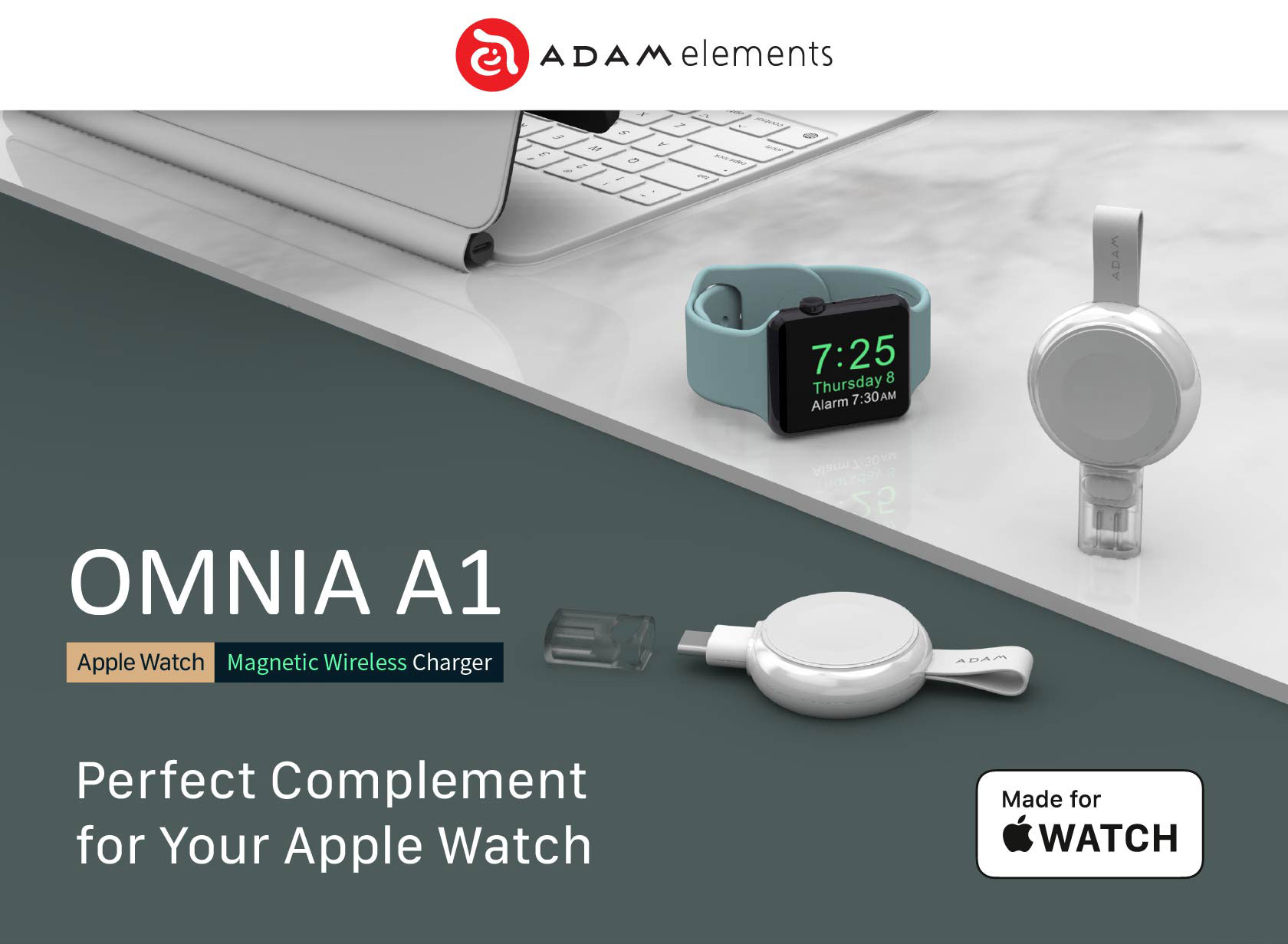 OMNIA A1 Apple Watch Magnetic Wireless Charger 1