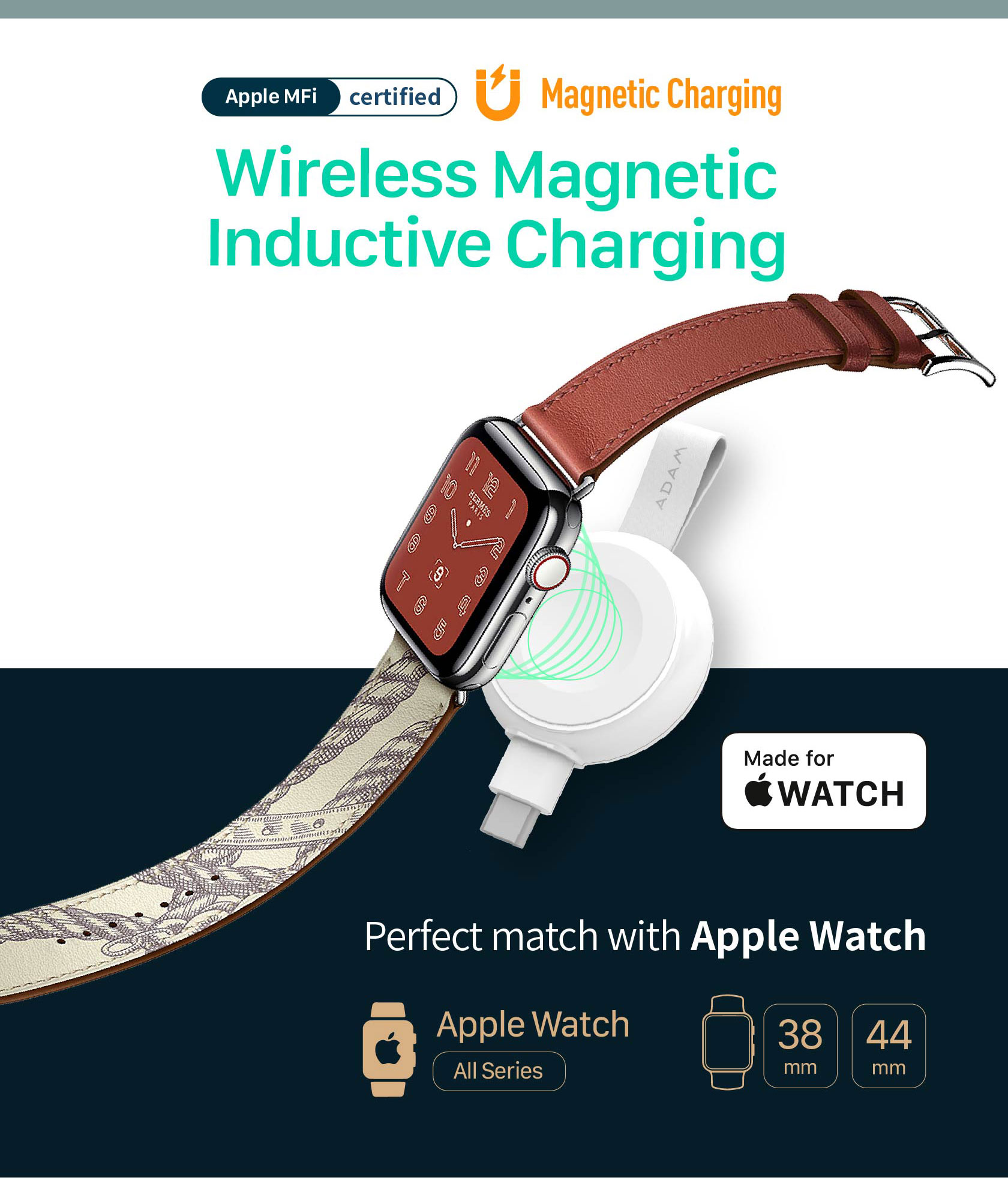 OMNIA A1 Apple Watch Magnetic Wireless Charger 4