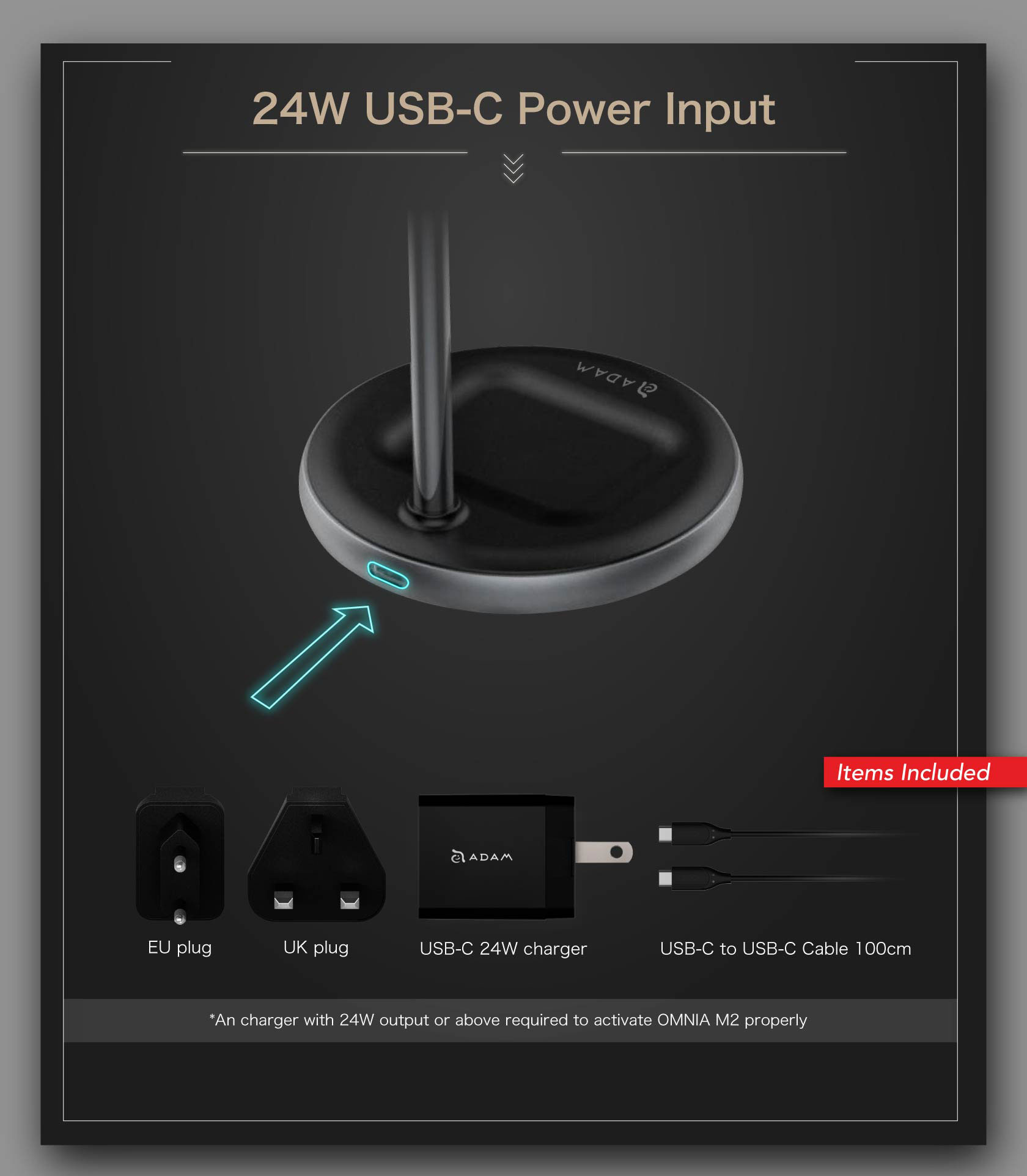 OMNIA M2 Magnetic 2 in 1 Wireless Charger 9
