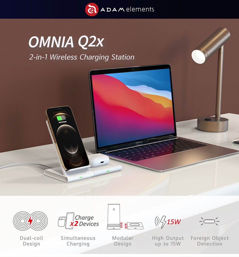 OMNIA Q2x Wireless Charging Station 1