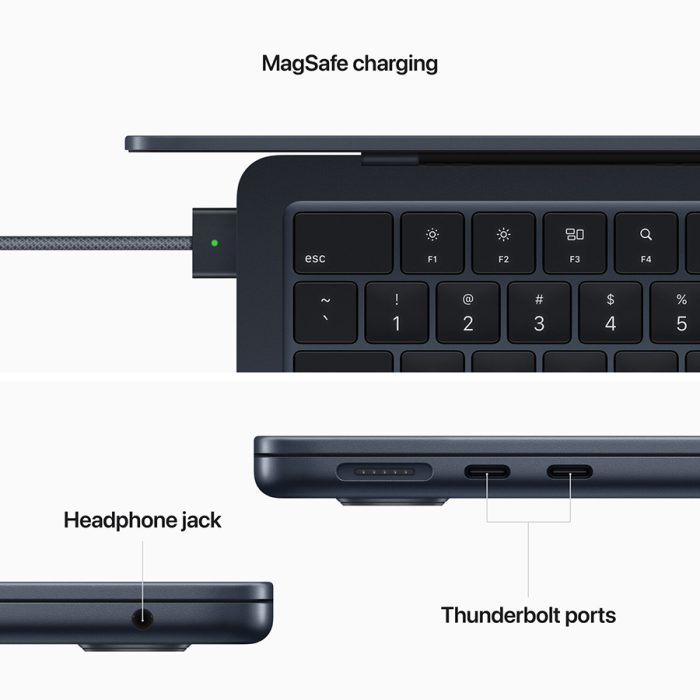 Apple Macbook Air 13.6 inch 2022 m2 Chip Midnight 3