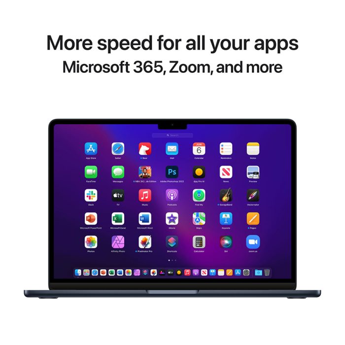 Apple Macbook Air 13.6 inch 2022 m2 Chip Midnight 5