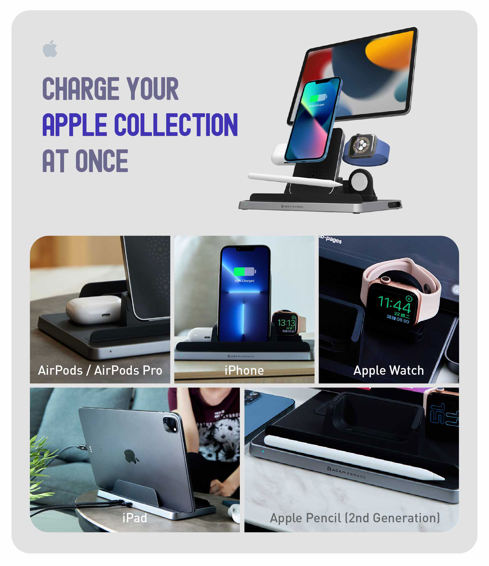 OMNIA Q5 5 in 1 Wireless Charging Station 2 2