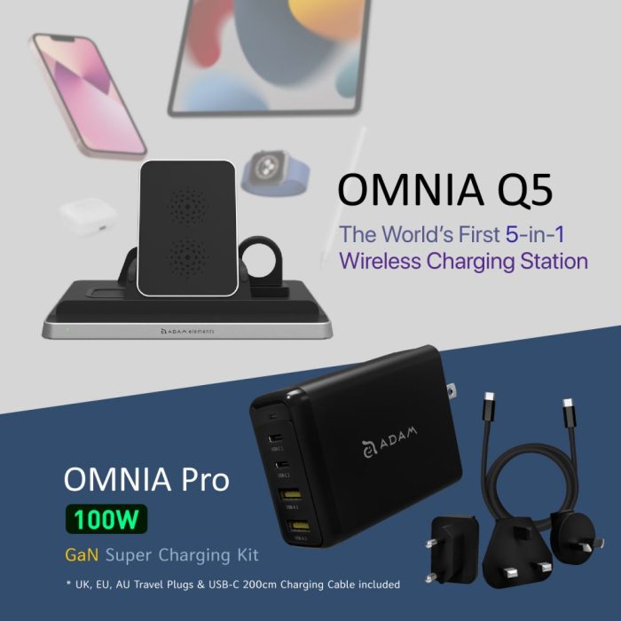 OMNIA Q5 5 in 1 Wireless Charging Station 7