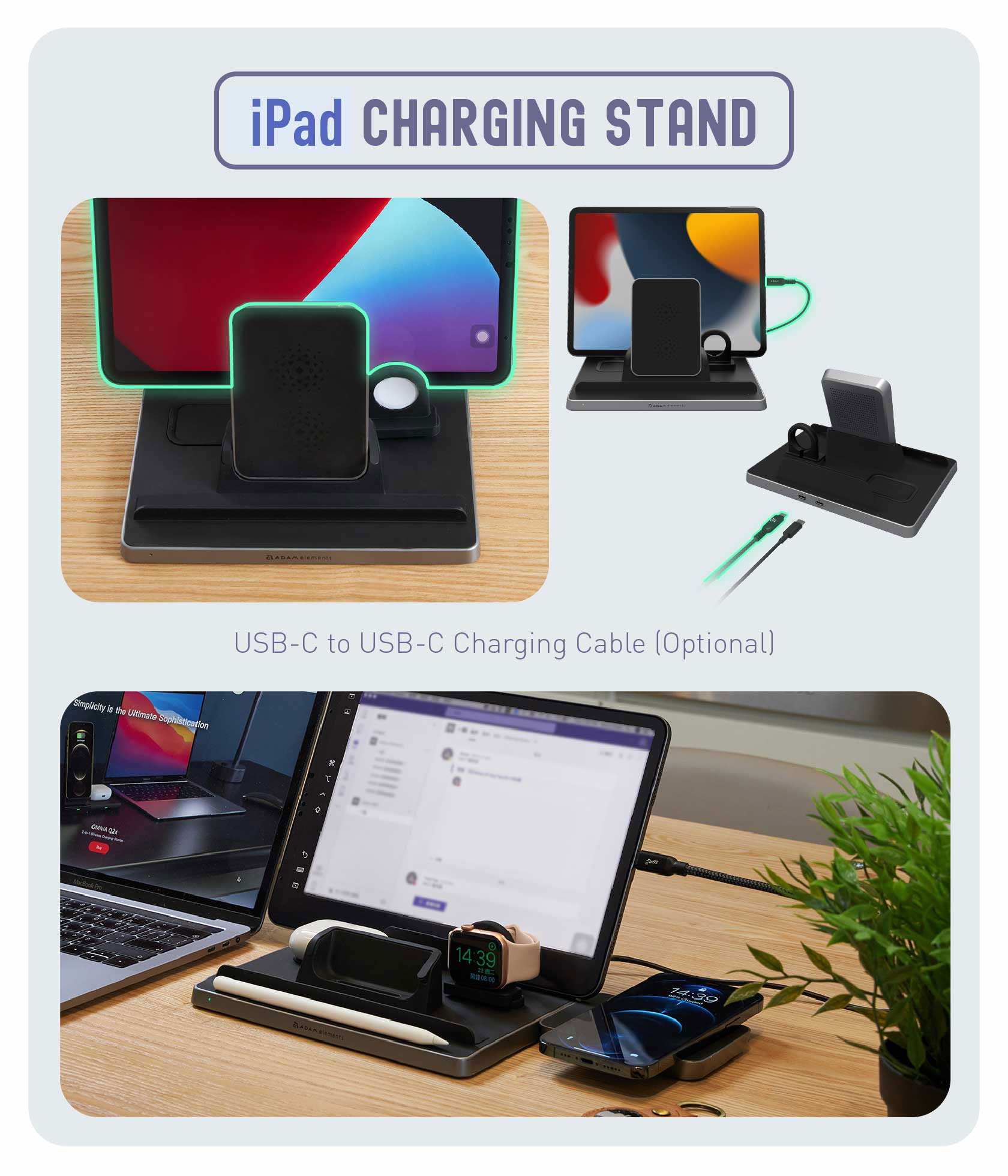OMNIA Q5 5 in 1 Wireless Charging Station 8