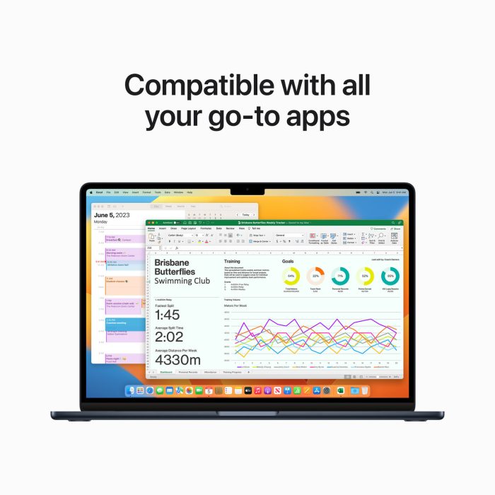 Apple Macbook Air M2 Chip 15 inch Series Midnight 4