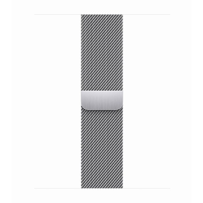 Apple Watch Series 9 GPS Cellular 41mm Silver Stainless Steel Case with Silver Milanese Loop Hiapple 3
