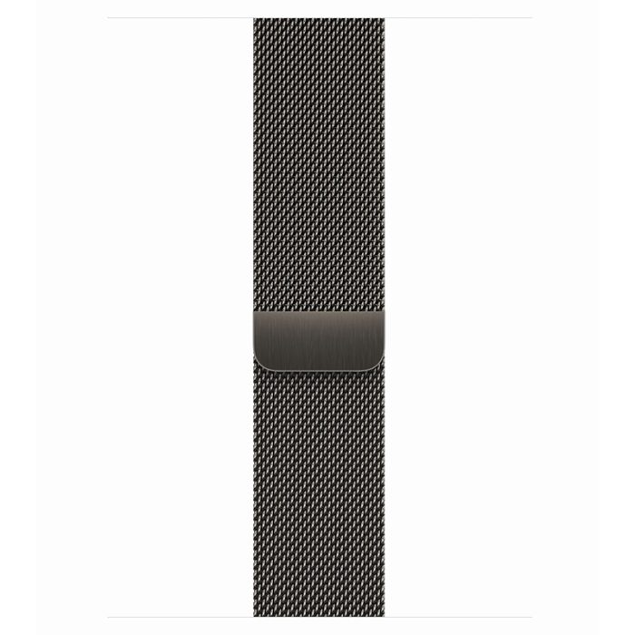 Apple Watch Series 9 GPS Cellular 45mm Graphite Stainless Steel Case with Graphite Milanese Loop Hiapple 2