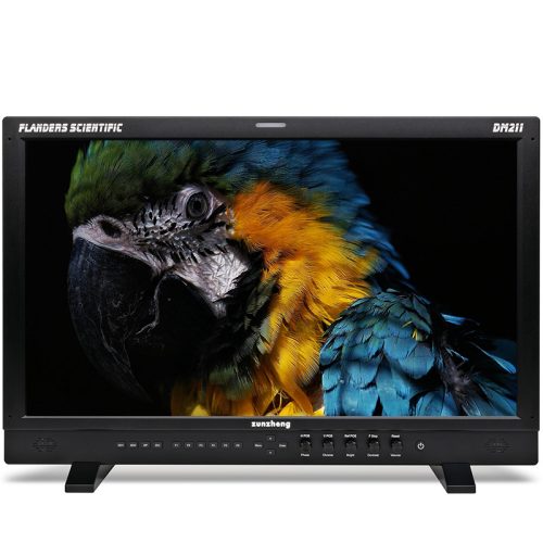 FLANDERS SCIENTIFIC 21.5 INCH HD LCD. 3GDUAL LINKHDSD SDI DP DVI I INPUTS. INCLUDES REMOVABLE DESKTOP FEET DUAL INPUT DISPLAY CFE3 2ND SCREEN MONITOR OUTPUTS DM211 Hiapple 1