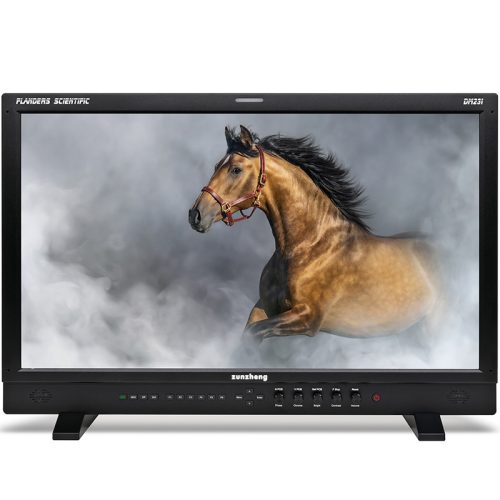 FLANDERS SCIENTIFIC 23.8 INCH HD LCD. 3GDUAL LINKHDSD SDI DP DVI I INPUTS. INCLUDES REMOVABLE DESKTOP FEET DUAL INPUT DISPLAY CFE3 2ND SCREEN MONITOR OUTPUTS DM231 Hiapple 34
