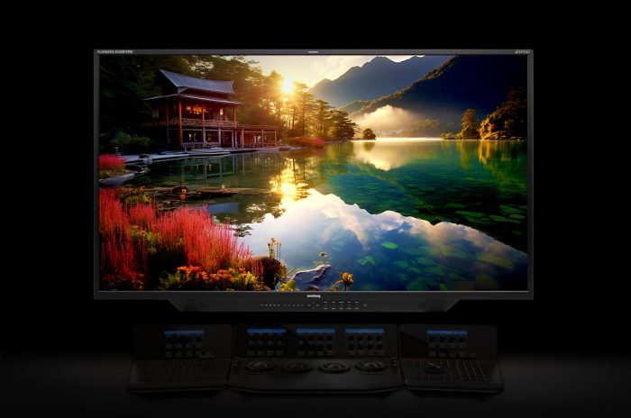 Flanders Scientific 55 inch UHD QD OLED HDR Mastering Monitor with 12G6G3GHD SDI Hiapple 9
